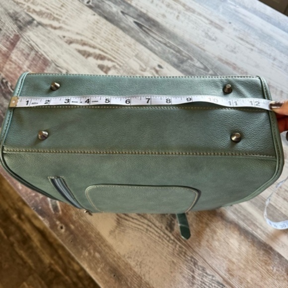 WRANGLER leather aztec concealed carry turquoise tote bag NWT - Picture 11 of 16